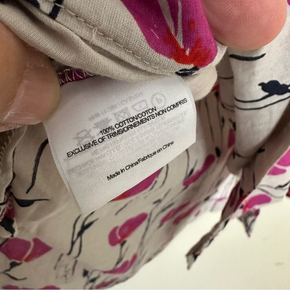 Tory Burch Red and White Floral Tunic - Picture 8 of 9